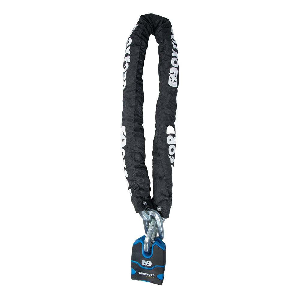 Oxford Chain12 Chain & Padlock 12mm x 1.5m