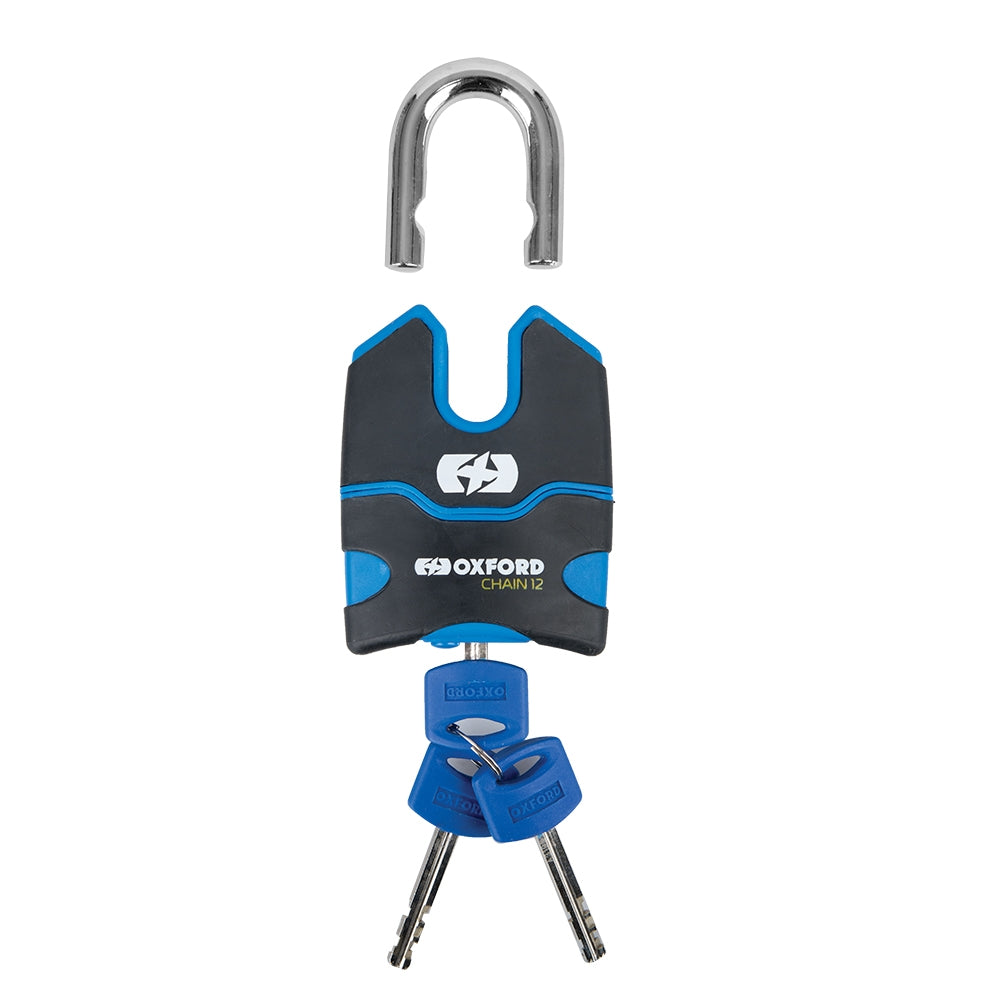 Oxford Chain12 Chain & Padlock 12mm x 1.5m